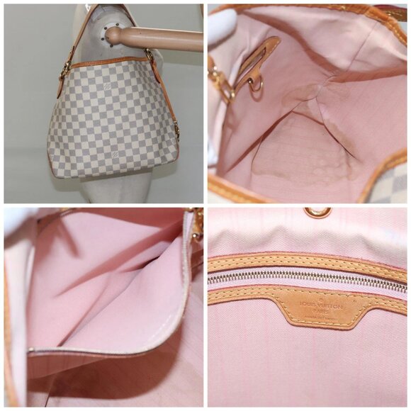 LOUIS VUITTON Damier Azur Delightful PM Shoulder Bag - Picture 15 of 15